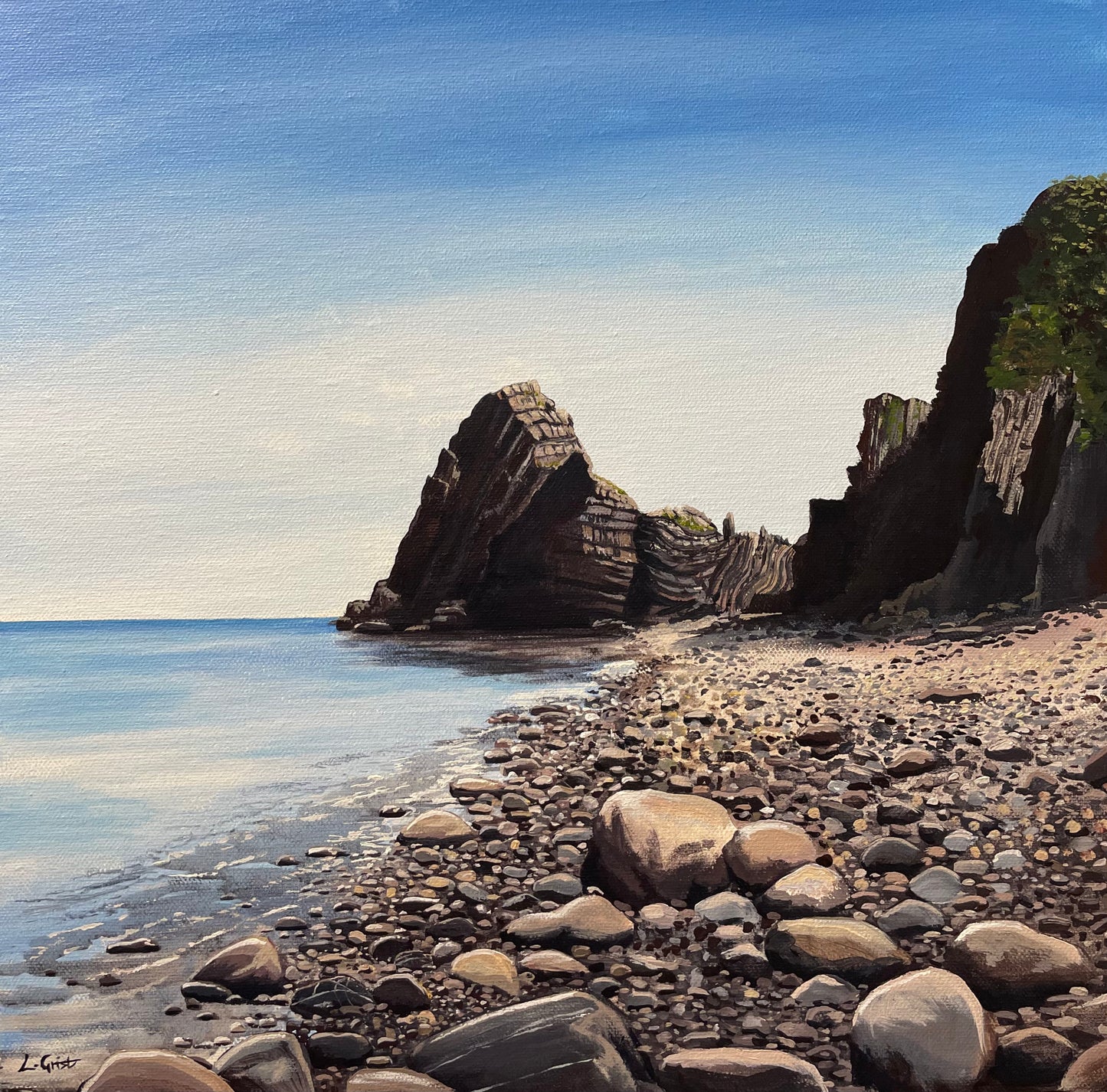 **SOLD** Original Painting: Blackchurch Rock