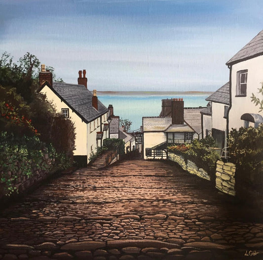 Clovelly Cobbles Greetings Card